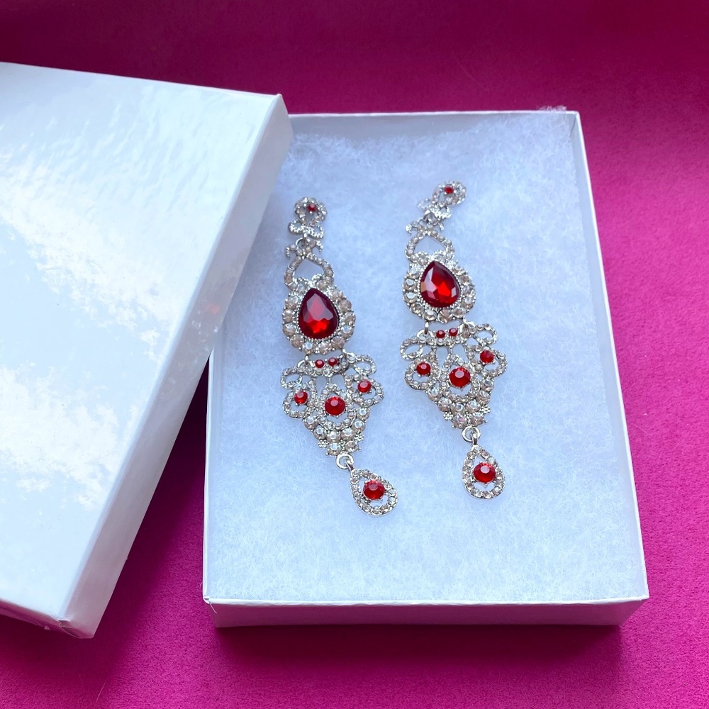 Sparkly Costume Earrings
